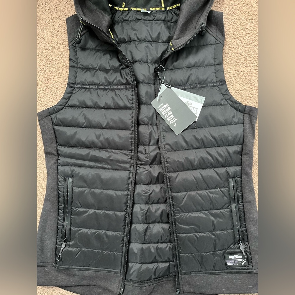 Black Flag Nor Fail puffer vest